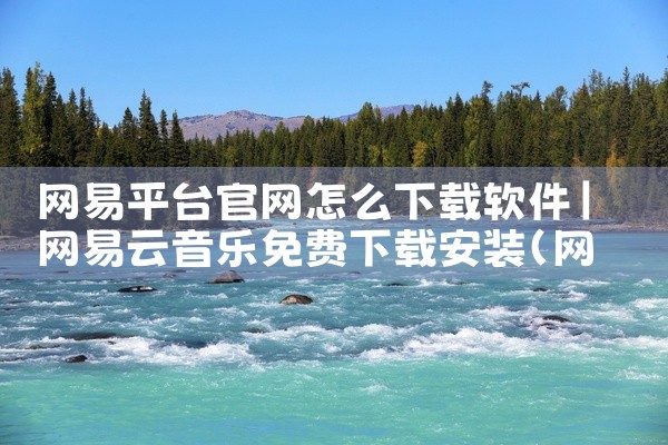 网易平台官网怎么下载软件